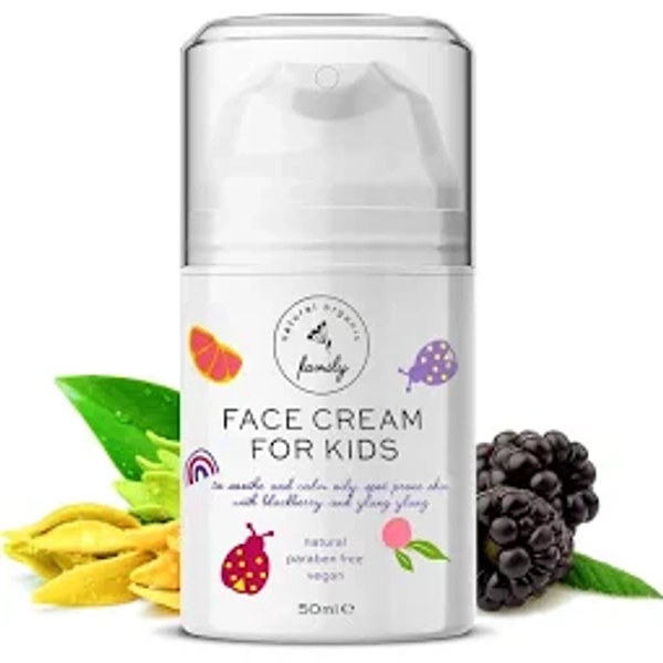 Gentle Face Cream Moisturizer for Kids and Preteens