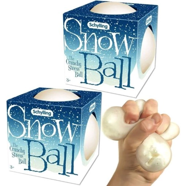 NeeDoh Snow Ball Stress Balls – Crunchy & Squishy – 2 Pack – NEEDOH Sensory Toys Website