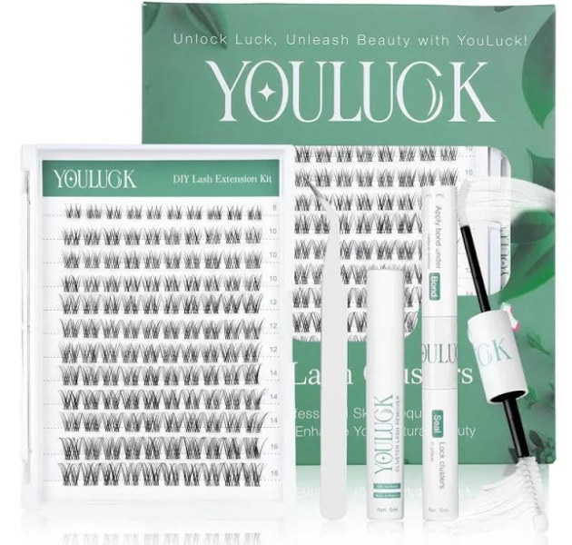 Venus | Natural Look Long Lasting DIY Lash Clusters, Only Lash (without application remover bond & seal)