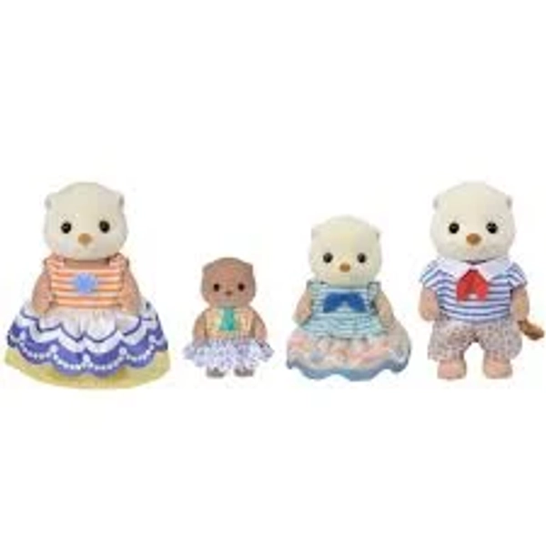 Calico Critters Sea Otter Family Figure Set
