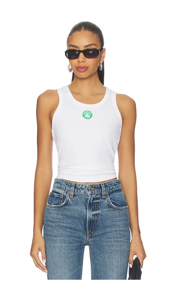 x REVOLVE Celtics Scoop Neck Rib Tank Top