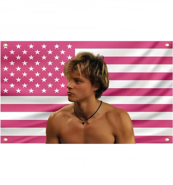 Jj Maybank Flag, 60x36 inches, Pink, Perfect for Indoor/Outdoor Decoration and Gifts