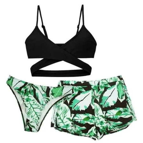 SEAUR Girls Off Shoulder Sleeveless Swimming Costume