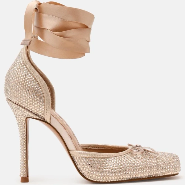 Steve Madden Women's Larina Rhinestone Stiletto Pumps