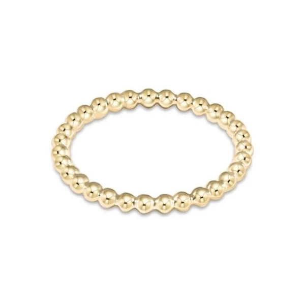 Classic Gold Bead Ring
