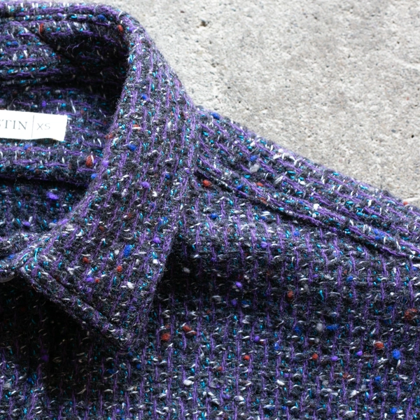 1314 Japan Rustic Rope Shirt - Purple Shadow | Gustin Shirts