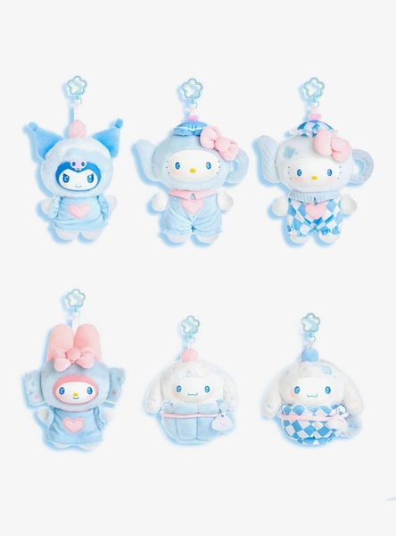Hello Kitty And Friends Blue Flutter Blind Box Plush Bag Charm