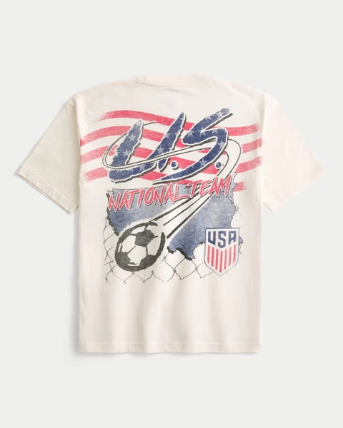 Boxy US National Soccer Team Graphic Tee