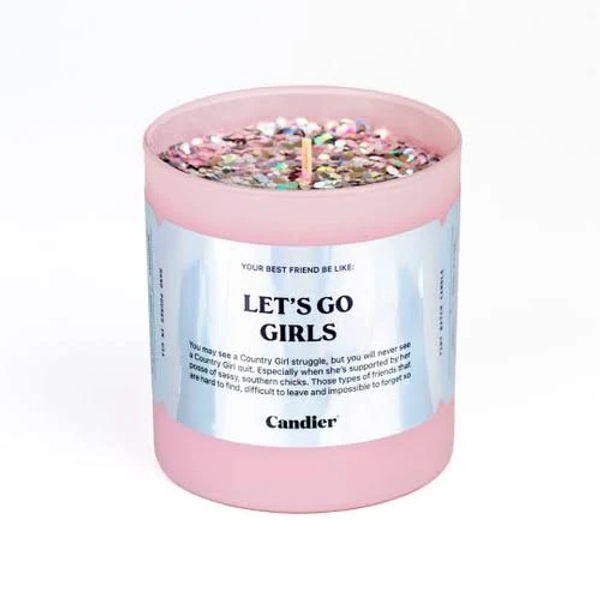 Candier Candles Let's Go Girls