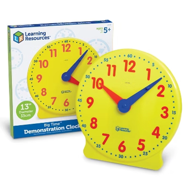 Learning Resources Big Time Demonstration Clock - 1 Piece, Ages 5+