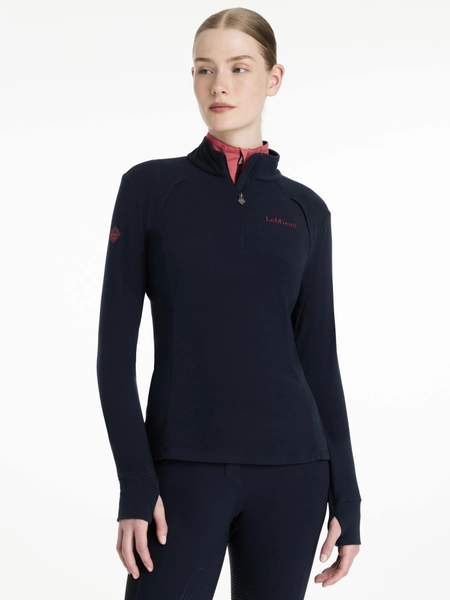 Frances Quarter Zip Fleece Navy
