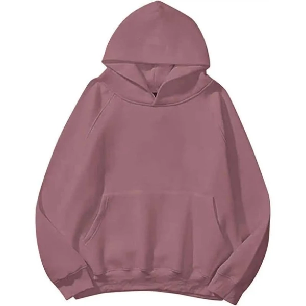 Women's Loose Fleece Letter Hoodie with Kangaroo Pocket