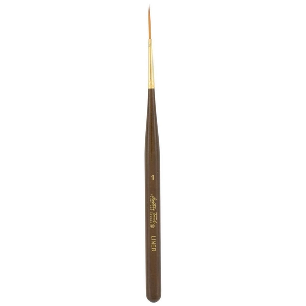 Gold Taklon Liner Paint Brush
