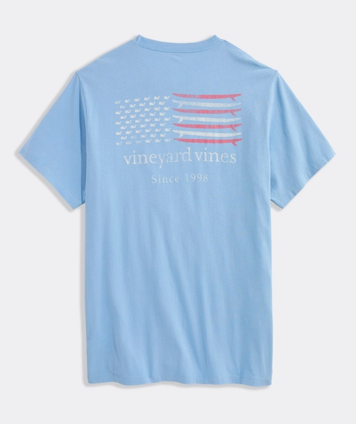 Drift Dye Surf Minimal Flag Short-Sleeve Pocket Tee