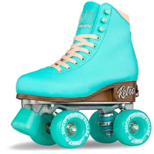 Crazy Skates Teal Retro Adjustable Roller Skates - Adjusts To Fit 4 Sizes - Adjustable - J12 - 2