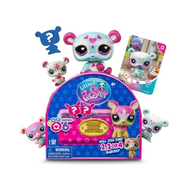 Littlest Pet Shop Mommy and Baby Surprise Blind Box Kids' Toys Ages 4+