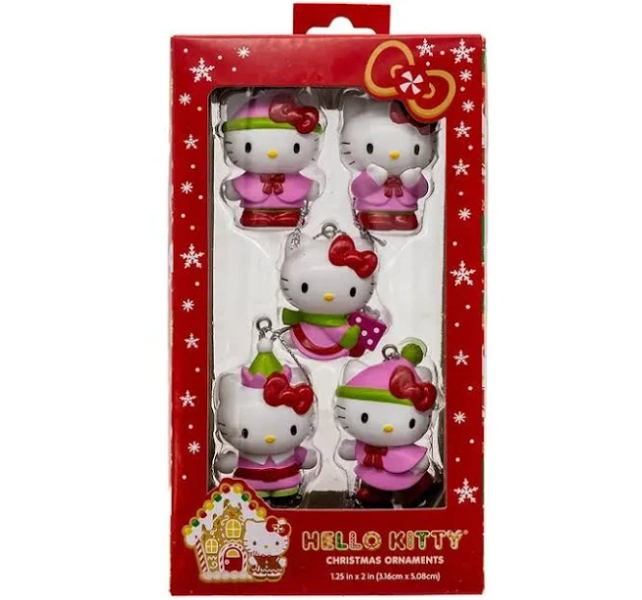 Hello Kitty Miniature Ornaments 5-Piece Box