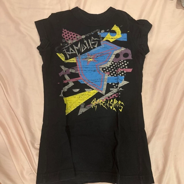 Famous stars and straps fitted t-shirt #emo #scene #alt