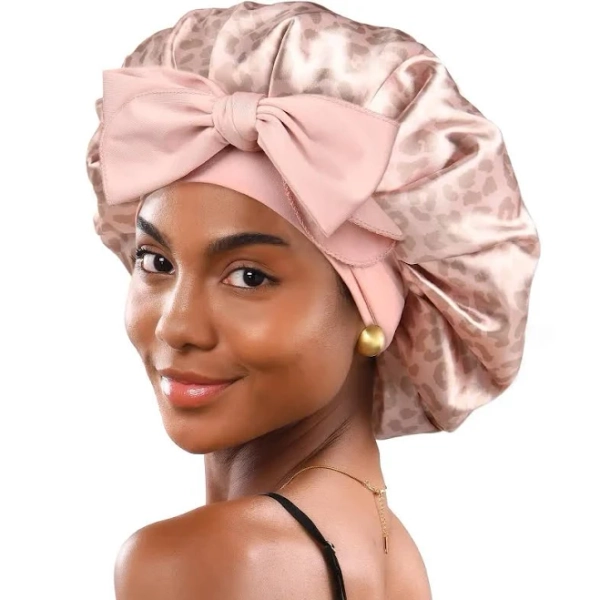 Yanibest Silk Butter Satin Bonnet with Tie Band