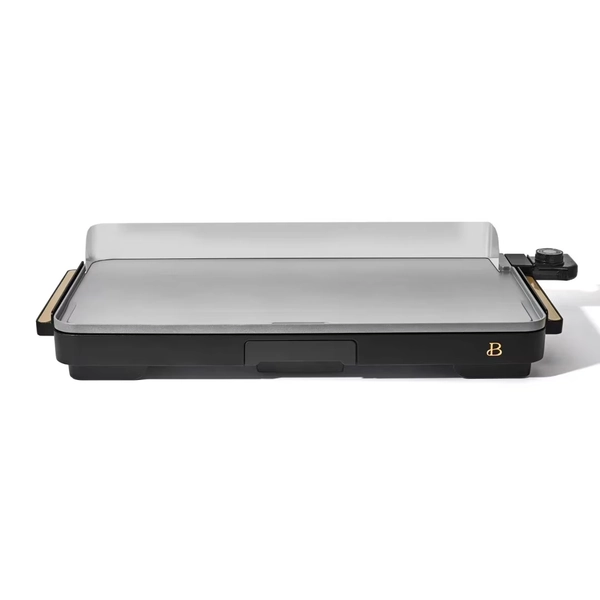 Beautiful XL Electric Griddle 12" x 22," Non-stick, Black Sesame by Drew Barrymore