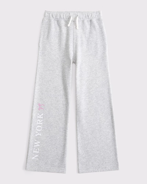 graphic wide leg sweatpants