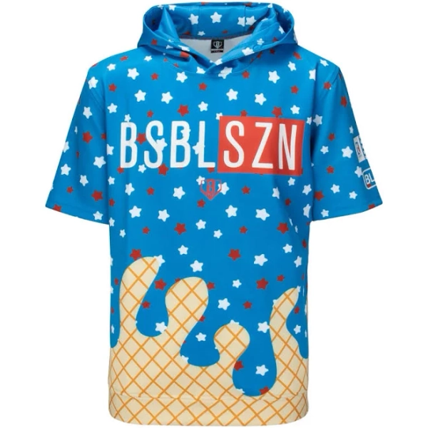 Baseball Lifestyle 101 Youth Short Sleeve Hoodie