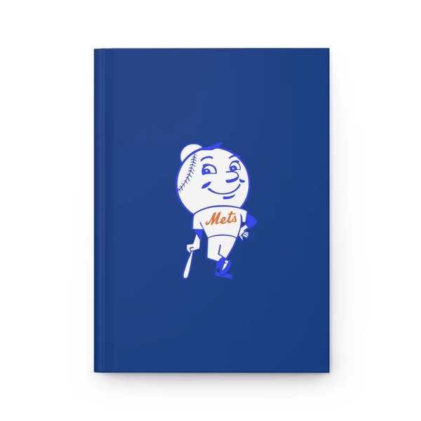 Retro Mr Met Journal, NY Mets Notebook, Gift for Mets Fan, Mets Fan Gift, New York Baseball Gear, Throwback Baseball