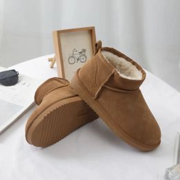 hot free shipping designer shoes Winter fleece warm snow outdoor anti slip classic boots size 35-44 black grey brown