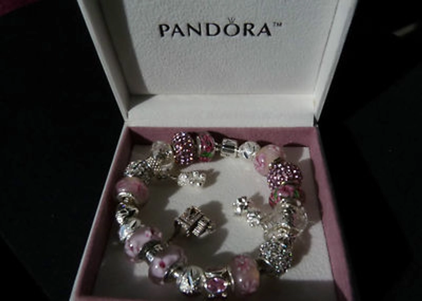 Authentic & Gorgeous *Wedding Chapel* Pandora Bracelet | eBay