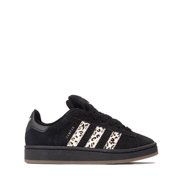 adidas Campus '00s Athletic Shoe - Big Kid - Core Black / Wonder White / Tracer Brown