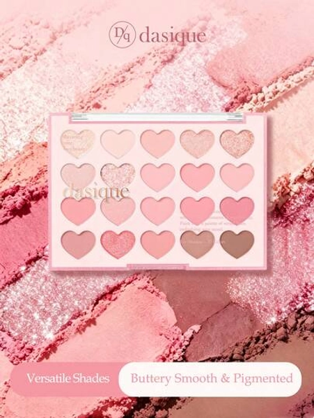 Dasique Eyeshadow Palette, High Pigmentation, Long-Lasting, Easy To Apply, Smooth, Vegan, Cruelty-Free, Christmas Gift For Women, Charming Rose Girl Style, Back To School, Fashion Brand Cosmetics, Bridal, Summer, Valentine's Day, Holiday
