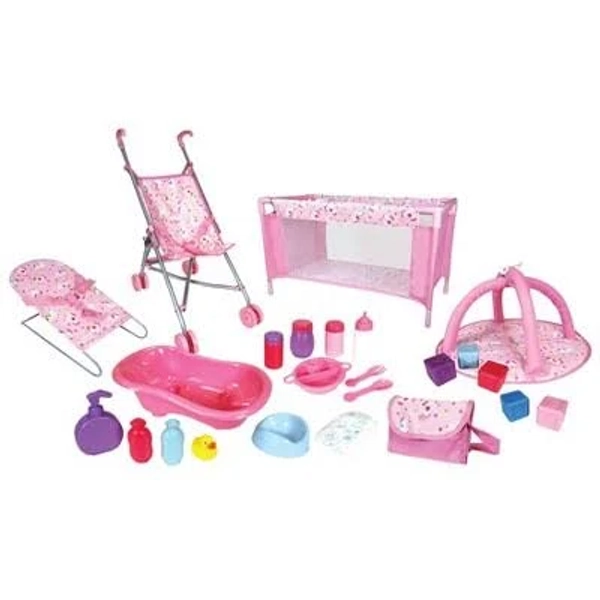 Lissi Baby Doll 24-Piece Nursery Play Set