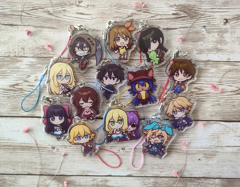RPG Maker Horror Games - Epoxy Keychains -