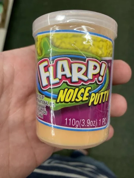 Lot Of 3 Ja-Ru Flarp Fart Noise Putty Brand New 3.7 oz Each Different Colors 639277739919