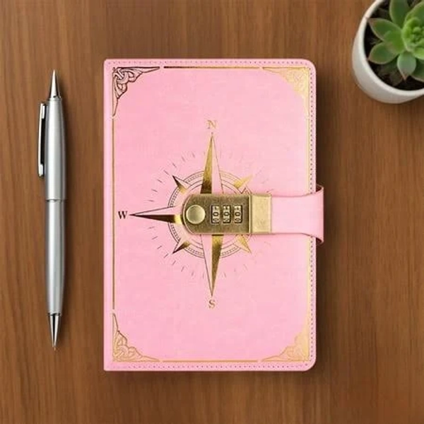 A5 Lockable Diary Notebook