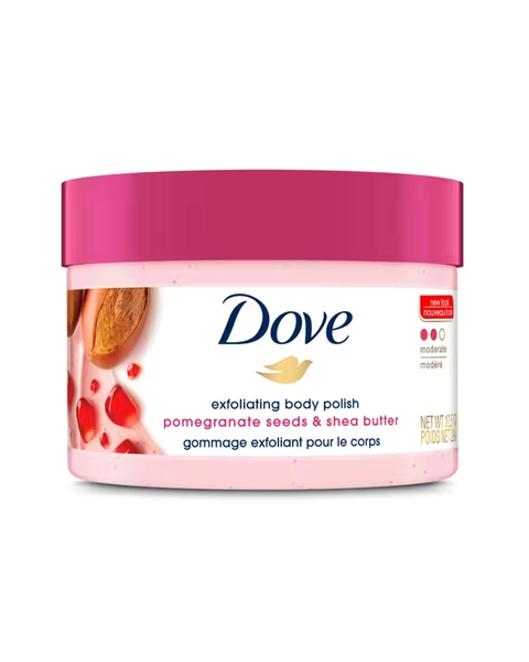 Dove Exfoliating Body Polish 298g - Pomegranate Seeds and Shea Butter