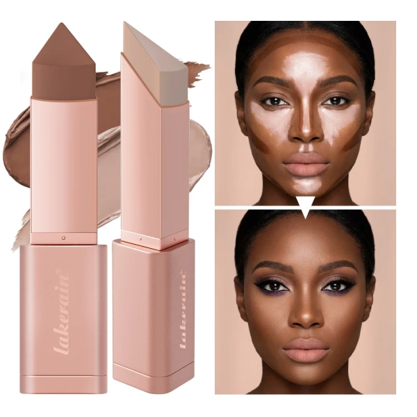 Cream Bronzer Stick and Contour Stick 2-in-1 bronzing and contouring instant depth & dimension to the face flawlessly over base - AliExpress 66