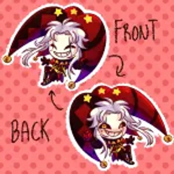 Pierrot Double Sided Keychain by Kada - ACGGOODS