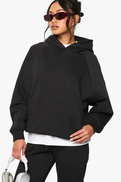 Raglan Seam Oversized Hoodie