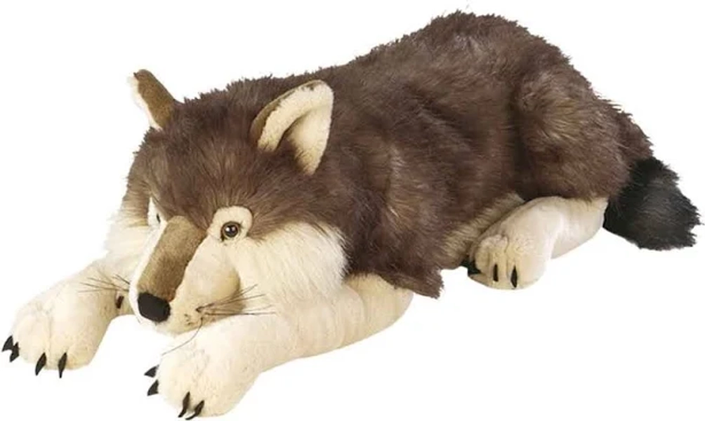 Wild Republic Cuddlekins Jumbo Wolf Stuffed Animal