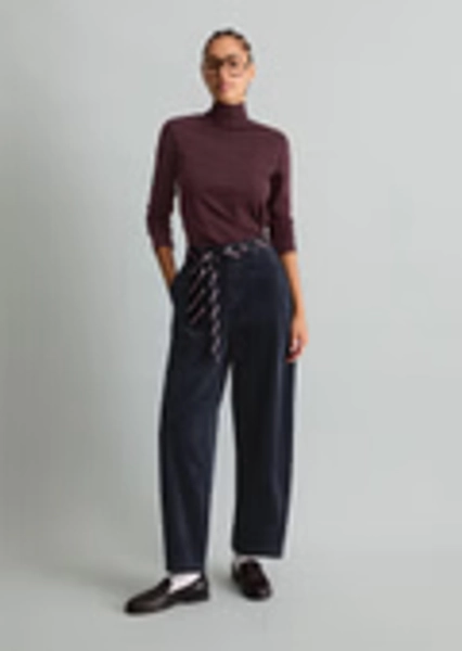 Airin Barrel-Leg Cord Pants Made from organic stretch cotton