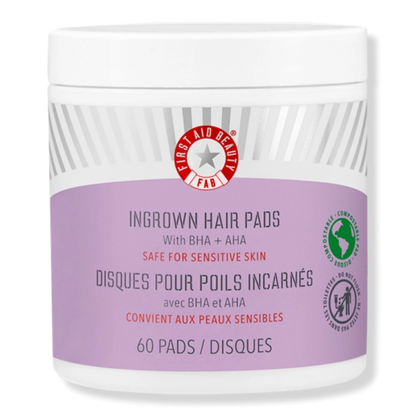 Ingrown Hair Pads with BHA & AHA - 60 ct