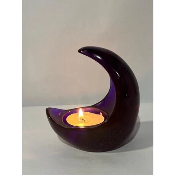 Crescent Moon Candle Holder