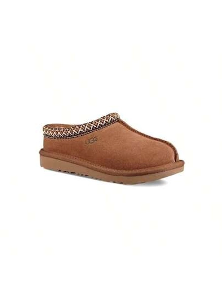 UGG Ugg Tasman II 1019066K-CHE Slippers Kids Chestnut Brown Suede Slip-On GUG71