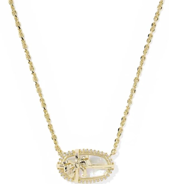 Kendra Scott Elisa Bow Short Pendant Necklace