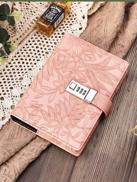 3D Embossed Diary with Lock