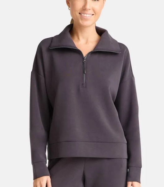 Avia Women's Scuba Knit Quarter Zip Pullover