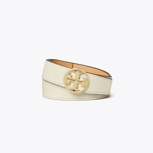 1.5" Miller Reversible Belt in white, size L