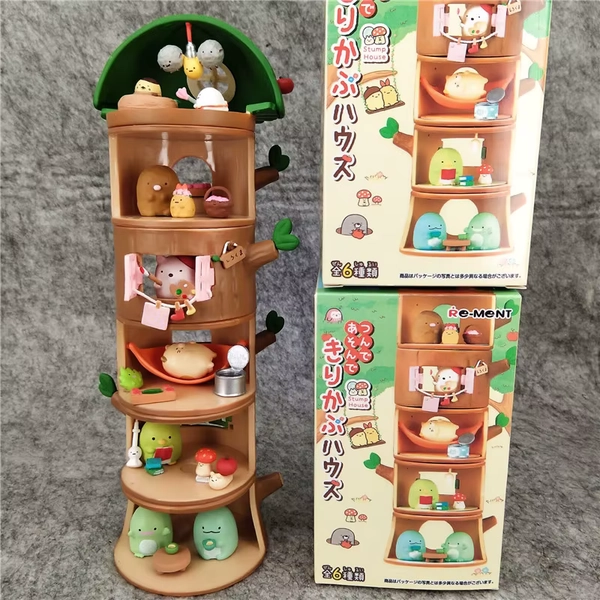 6pcs/Set Corner Creature Figure Sumikkogurashi Kawaii Holiday Tree House Room Scene Girls Boys Gifts Birthday Decoration Toys - AliExpress 26