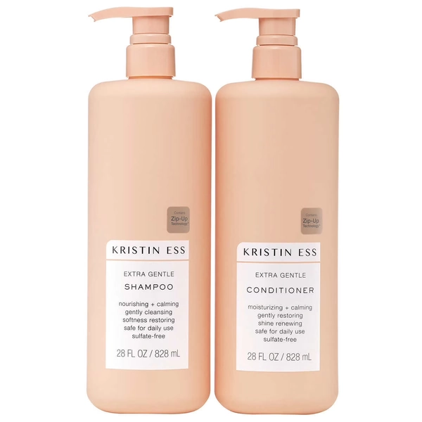 Kristin Ess Extra Gentle Shampoo and Conditioner 28 Fluid Ounce (Pack of 2)